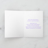 Carte de vœux chef-d'œuvre de Dieu (Intérieur)