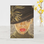 Carte de voeux "Cherry" (Fleur jaune)