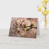 Carte de voeux Cherry Blossom (Fleur jaune)