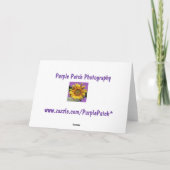 Carte de voeux Cherry Blossoms (Dos)