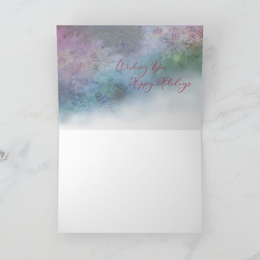 Carte de vœux "Chestnut Cheer" (avec design intéri (Intérieur)