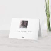 Carte de vœux "Chestnut Cheer" (vierge) (Dos)