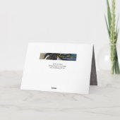 Carte de vœux Cheval Dark Snow - Cheval (Dos)