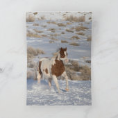 Carte de voeux Cheval de l'oeil du chef (Intérieur)