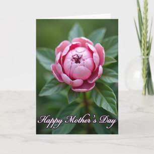 Carte de vœux Chevron Floral Happy Day