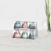 Carte de vœux chic et fabuleuse pour sac à main (Devant)