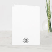 Carte de voeux Chickadee Song (Dos)