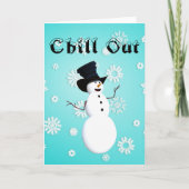 Carte de vœux Chill Out (Devant)