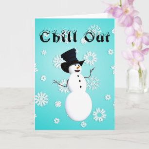 Carte de vœux Chill Out