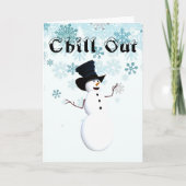 Carte de vœux Chill Out (Devant)