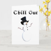 Carte de vœux Chill Out (Fleur jaune)
