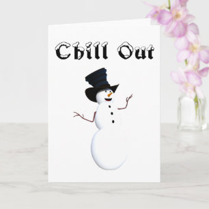 Carte de vœux Chill Out