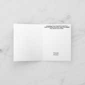 Carte de vœux chiropratique de colonne vertébrale  (Intérieur)