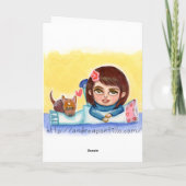 Carte de voeux chocolat chaud (Dos)