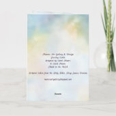 Carte de voeux chrétienne de colibri (Dos)