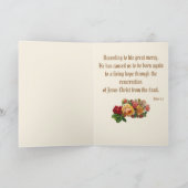 Carte de voeux chrétienne de Pâques Morn (Intérieur)