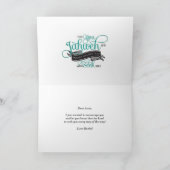 Carte de vœux chrétienne encourageante avec Écritu (Intérieur)