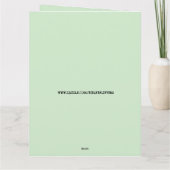 CARTE DE VŒUX CHRÉTIENNE PENSÉE POUR VOUS JEUNE FI (Dos)