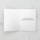 Carte de vœux chrétienne pour bébé Beauté (Intérieur)