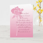 Carte de voeux chrétienne pour mère ou femme (Fleur jaune)