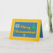 Carte de vœux Chrismukkah interconfessionnelle (Devant)