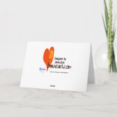 Carte de voeux Chrismukkah Manger (Dos)