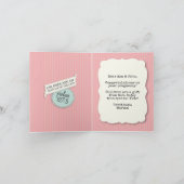 Carte de voeux Christian Félicitations Grossesse (Intérieur)