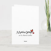 Carte de voeux Christmas Angels (Dos)