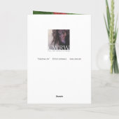 Carte de voeux "Christmas Joy" (avec design intéri (Dos)