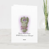 Carte de voeux Christmas Magic Reindeer (Dos)