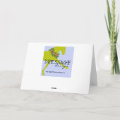 Carte de voeux CHRISTMAS PONY 5x7 (Dos)