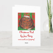 Carte de voeux Christmas Pud 'Your Text' (Dos)