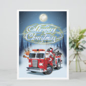 Carte de vœux Chrustmas (Debout devant)