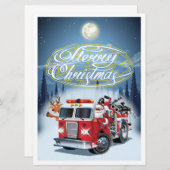 Carte de vœux Chrustmas (Devant / Derrière)