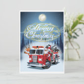 Carte de vœux Chrustmas (Debout devant)