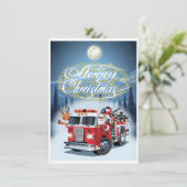 Carte de vœux Chrustmas (Debout devant)