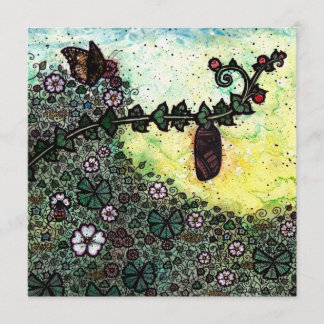 Carte de voeux Chrysalis Blank Fine Art