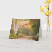 Carte de voeux Cilley Hill Road 2 (Fleur jaune)