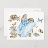 Carte de voeux Cinderella Carte postale (Devant / Derrière)
