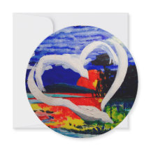 Carte de voeux circulaire