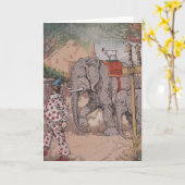 Carte de voeux "Circus Parade" (Fleur jaune)