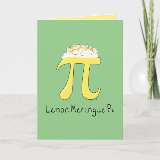 Carte de voeux citron meringue pi (Devant)