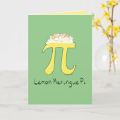 Carte de voeux citron meringue pi (Fleur jaune)