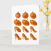 Carte de voeux citrouille (Fleur jaune)