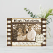 Carte de voeux Citrouille classique (Debout devant)