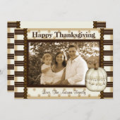 Carte de voeux Citrouille classique (Devant / Derrière)