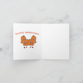 Carte de vœux : Citrouille dansante Halloween (Intérieur)