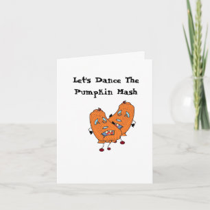 Carte de vœux : Citrouille dansante Halloween