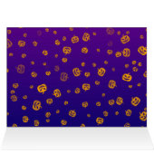 Carte de voeux Citrouille Halloween Jack (Intérieur Horizontal (Haut))