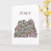 Carte de voeux Citta Vecchia (Fleur jaune)